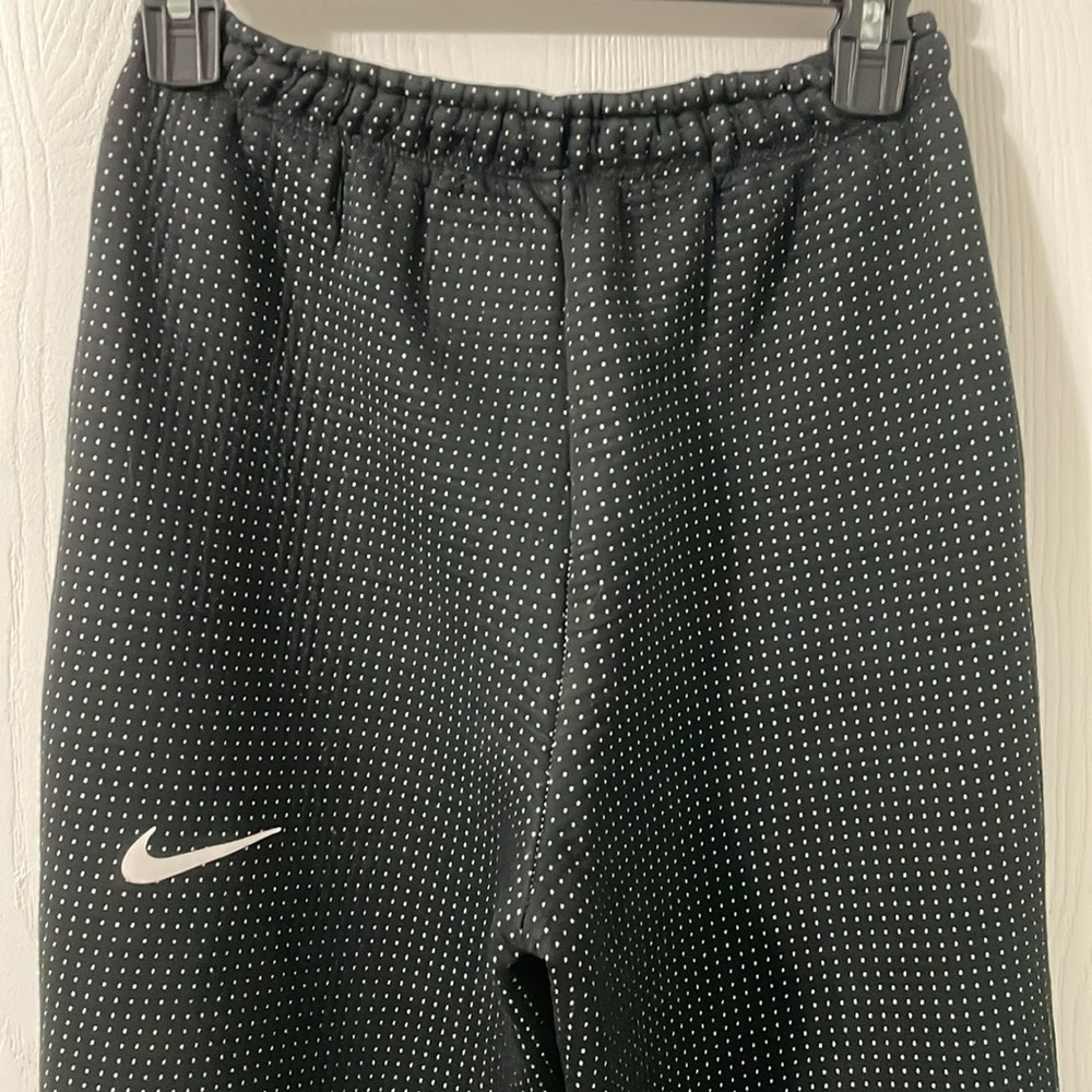 Nike Sportswear Essentials Womens Black With White Woven Flare High Rise Size XS - Picture 3 of 15